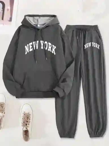 Sudadera Con Capucha Y Pantalones ,talla Unica