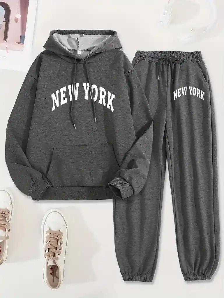 Sudadera Con Capucha Y Pantalones ,talla Unica