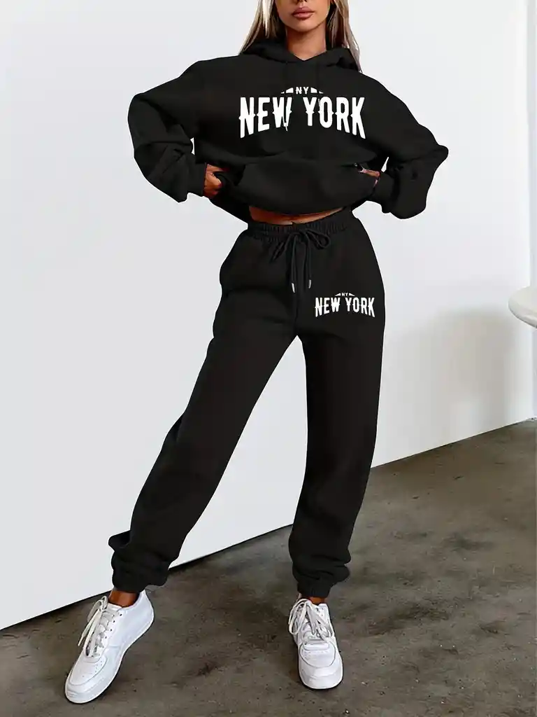 Sudadera Con Capucha Y Pantalones ,talla Unica
