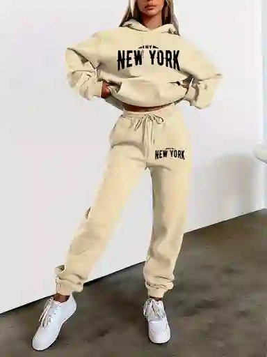 Sudadera Con Capucha Y Pantalones ,talla Unica