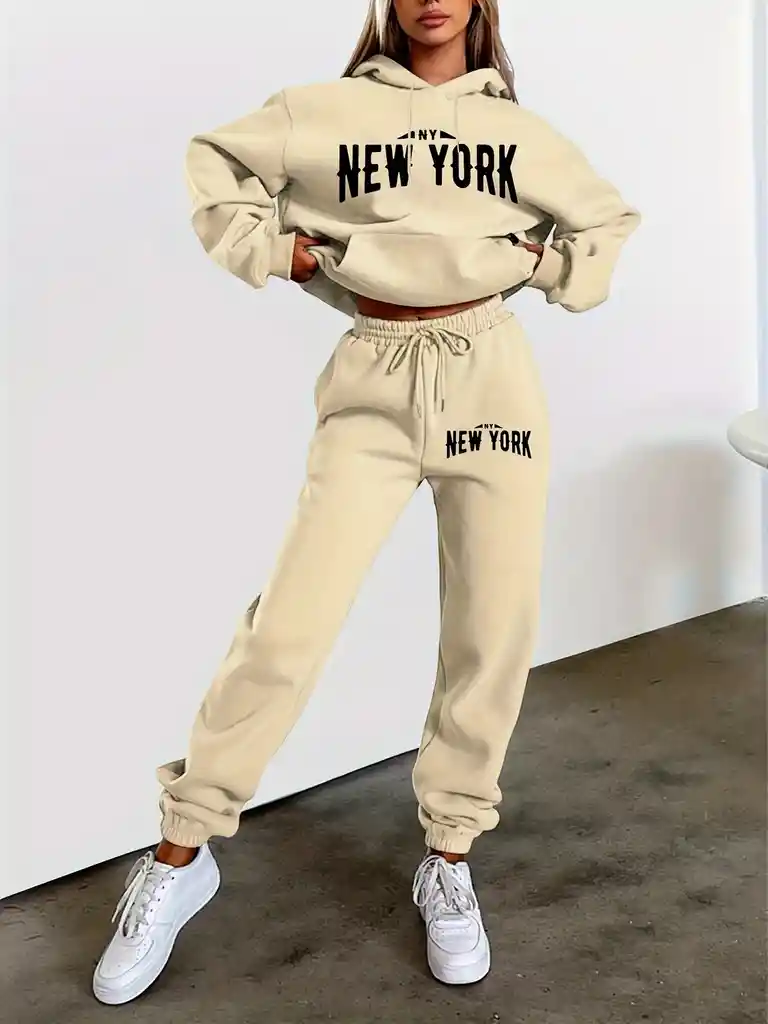 Sudadera Con Capucha Y Pantalones ,talla Unica