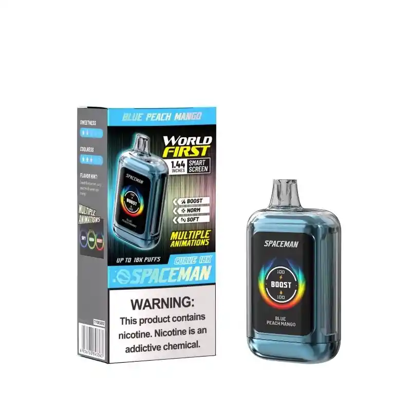 Space Man Blue Peach Mango