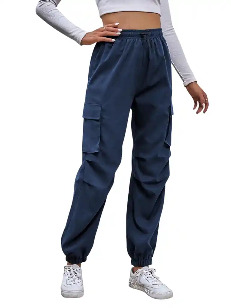 Jogger Cargo Con Bolsillo Lateral Talla Unica