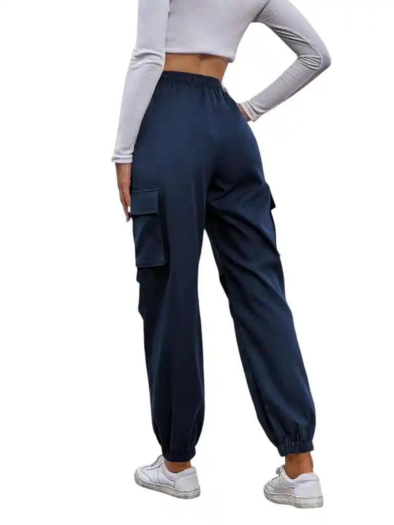 Jogger Cargo Con Bolsillo Lateral Talla Unica