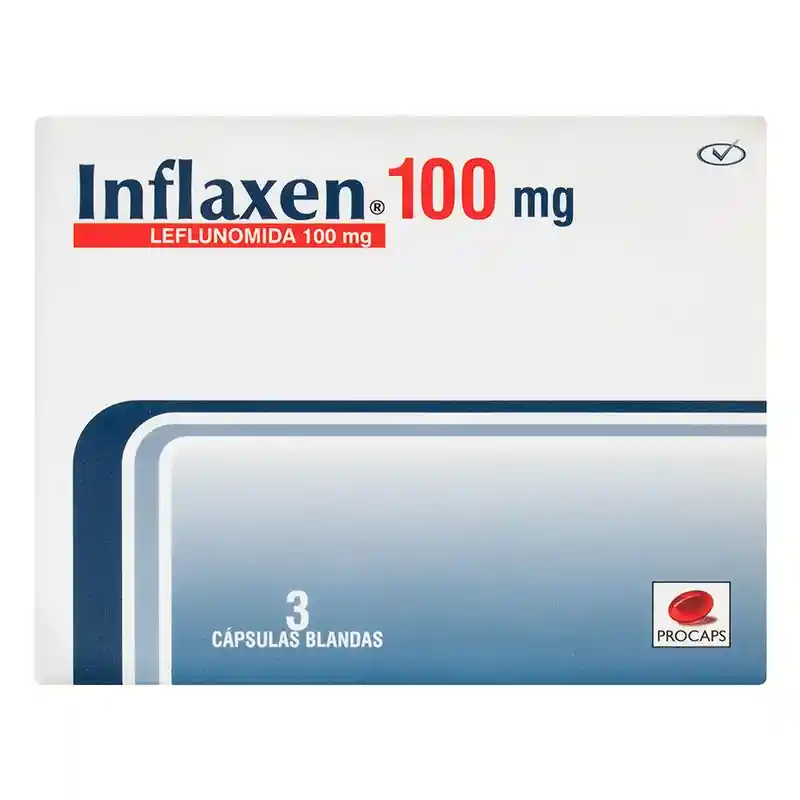 Inflaxen Leflunomida 100 Mg X 3 Tabletas
