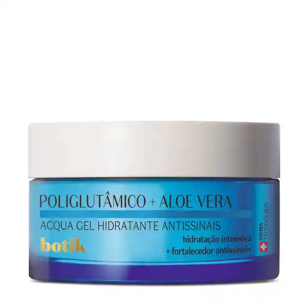 Acqua Gel Hidratante Antiseñales Acido Poliglutamico + Aloe Vera Botik 45 Gr