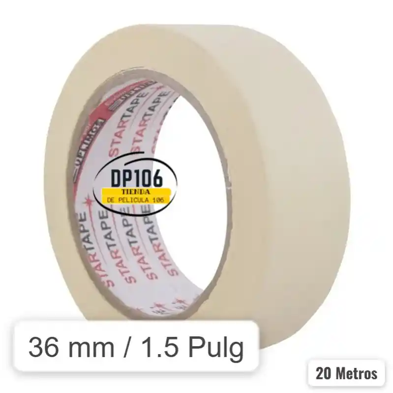 Cinta De Enmascarar De 36 Mm /1.5 Pulg