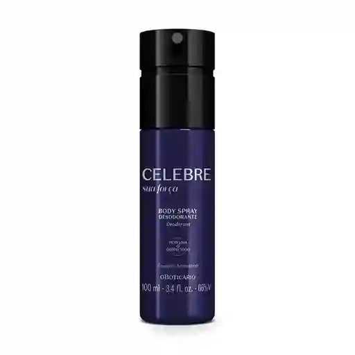 Desodorante Masculino Sua Força, 100ml. Celebre