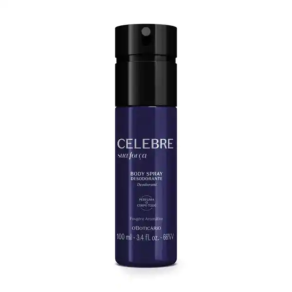 Desodorante Masculino Sua Força, 100ml. Celebre