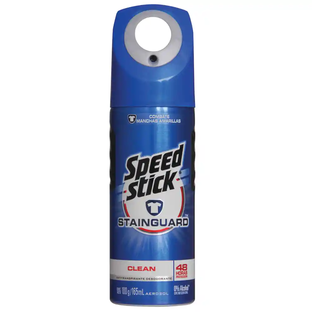 Speed Stick Desodorante en Aerosol Stainguard Clean
