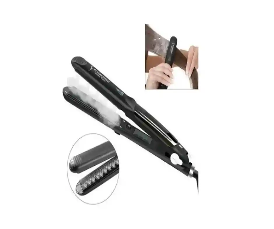 Plancha Cabello Vapor Profesional Hair Salón Steam Styler Profesional.