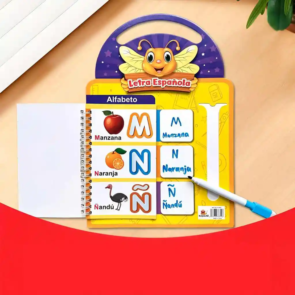 Libro Didáctico Interactivo Aprendizaje Alfabeto Letras