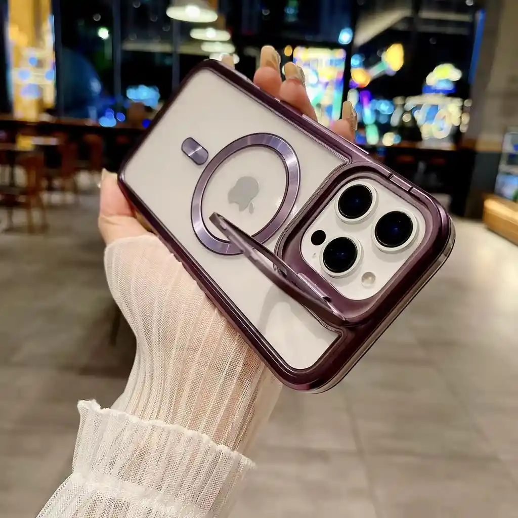 Funda O Case Para Iphone Magsafe Metallic (iphone 14 Pro Max)