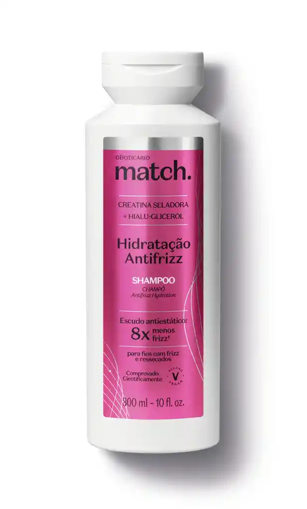 Match Shampoo Hidratacion Antifrizz 300