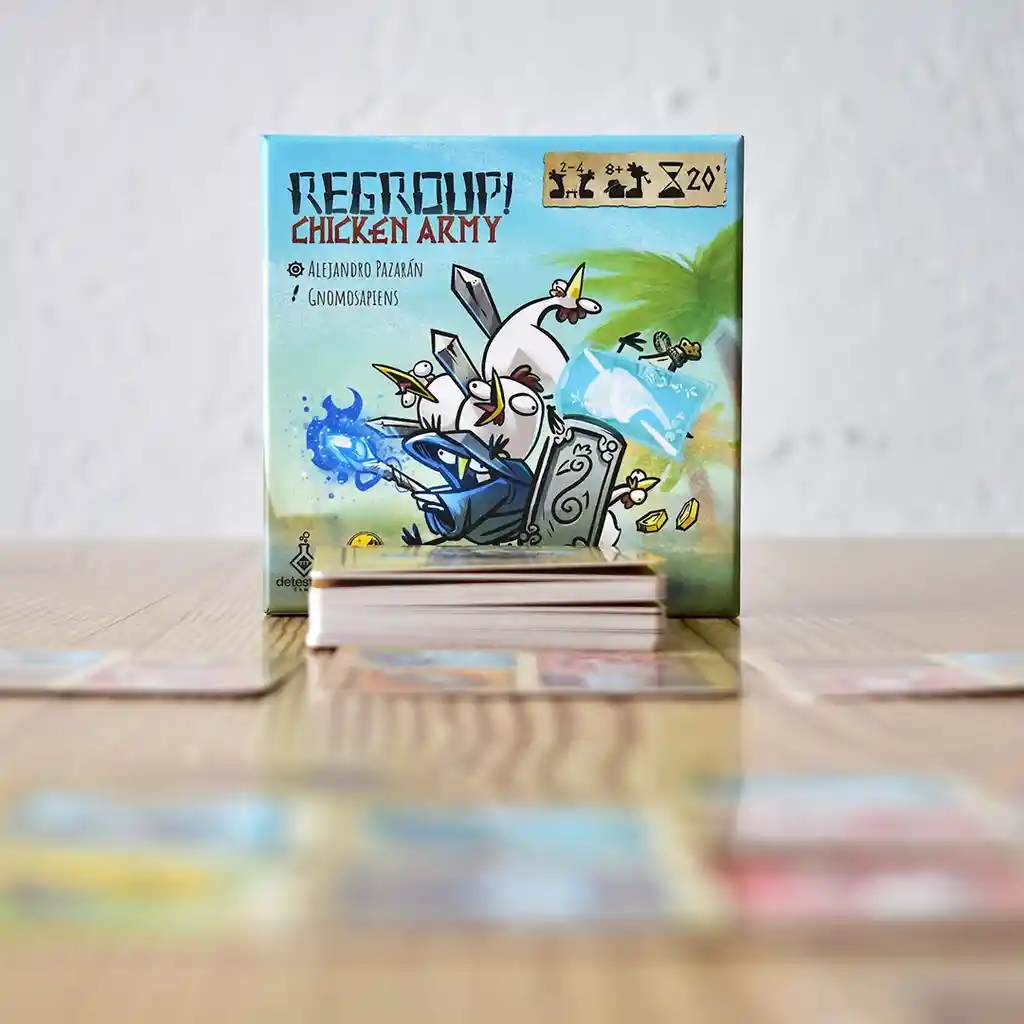 Juego De Mesa Regroup Chiken Army Para Adultos