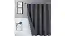 Cortinas Baño Ducha 100% Impermeable Huecos 12 Aros 3 Colores