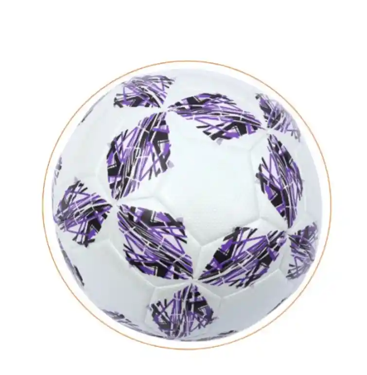 Balón De Futbol Fino Laminado Moderno 25cm Diámetro Colores