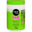 Salon Line Gelatina Para Rizos 72h De Definición – Hidratación Profunda | Control De Frizz, Con Vitamina Y Sin Sulfatos- 1kg