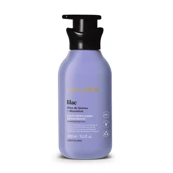 Loción Hidratante Corporal Lila 400ml Nativa Spa