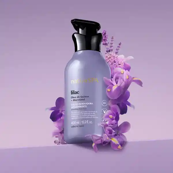 Loción Hidratante Corporal Lila 400ml Nativa Spa