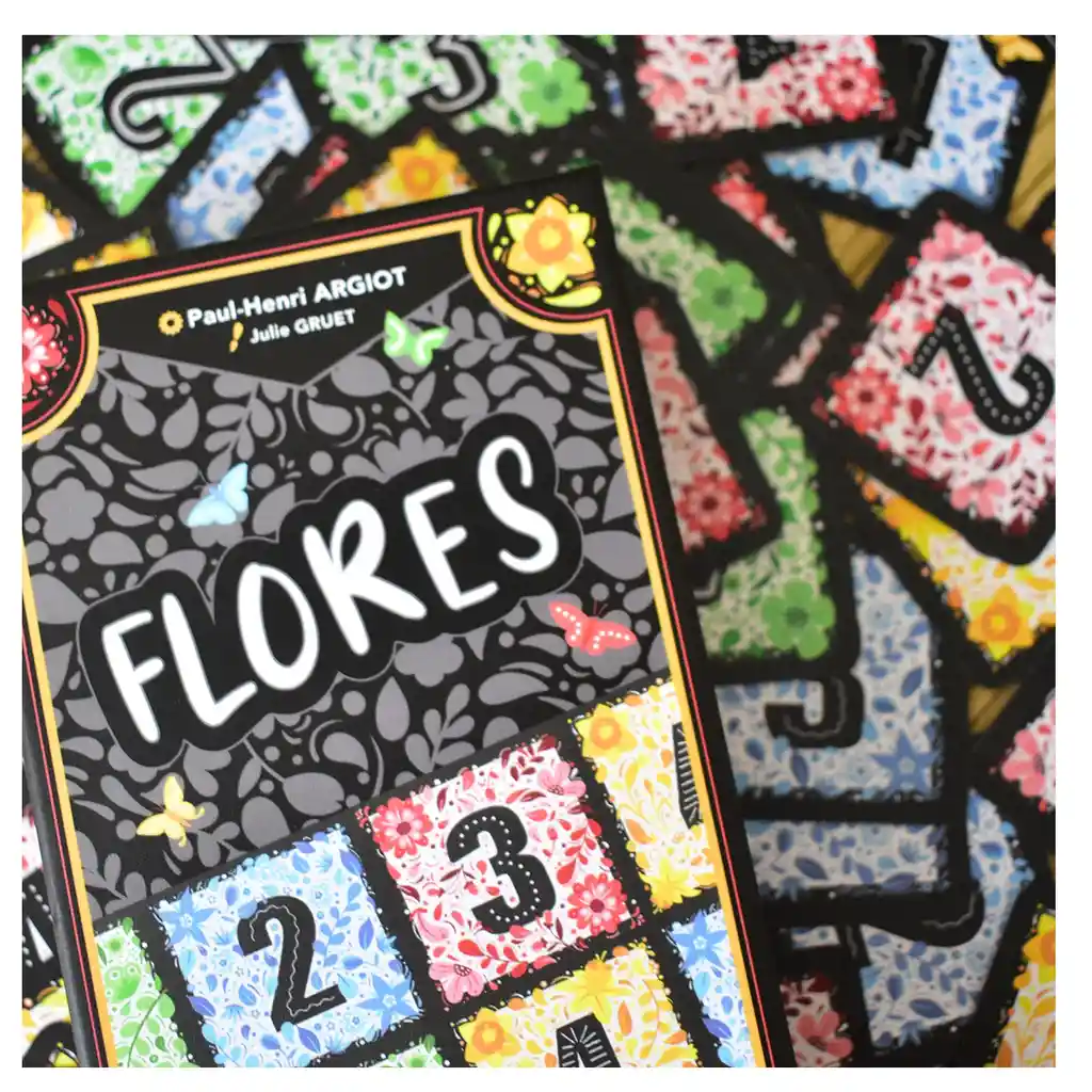 Juego De Mesa Flores Estrategia Numérica Para Niños