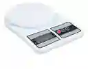 Balanza Gramera Báscula Digital Cocina Capacidad Hasta 10kg Capacidad Máxima 10 Kg Color Blanco