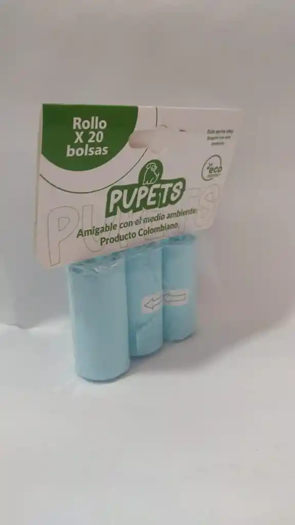 Rollo Bolsas Para Excremento Para Perros X 3 Uninades