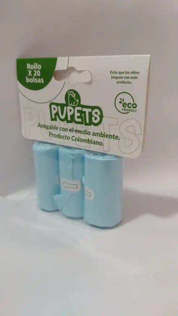 Rollo Bolsas Para Excremento Para Perros X 3 Uninades