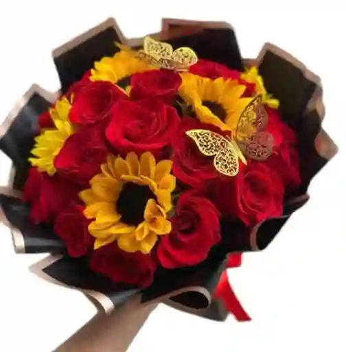 Flores Bouquet Mini Girasoles