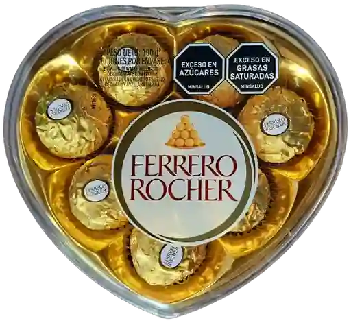 Chocolate Ferrero Rocher - X 8 Corazón