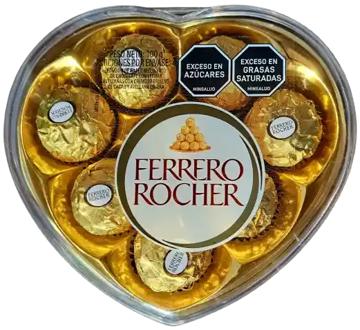 Chocolate Ferrero Rocher - X 8 Corazón
