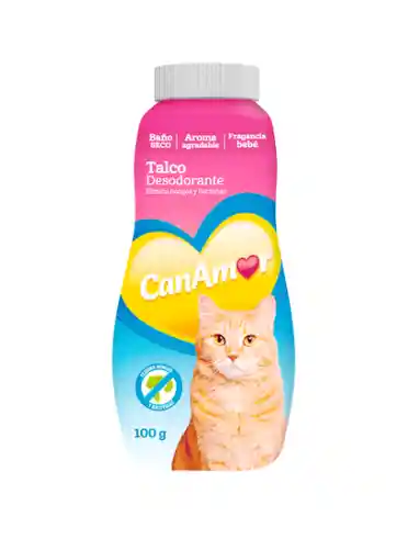 Talco Desodorante Gato Canamor 100g	