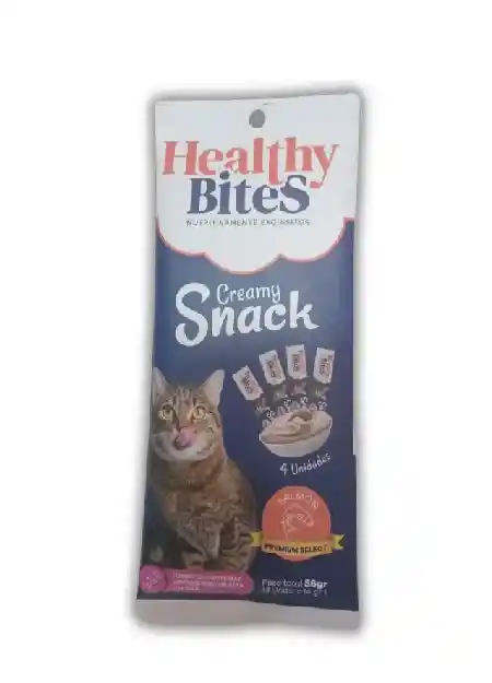 Healthy Bites Cream Gato (salmon) Pouch X 4un (56gr)