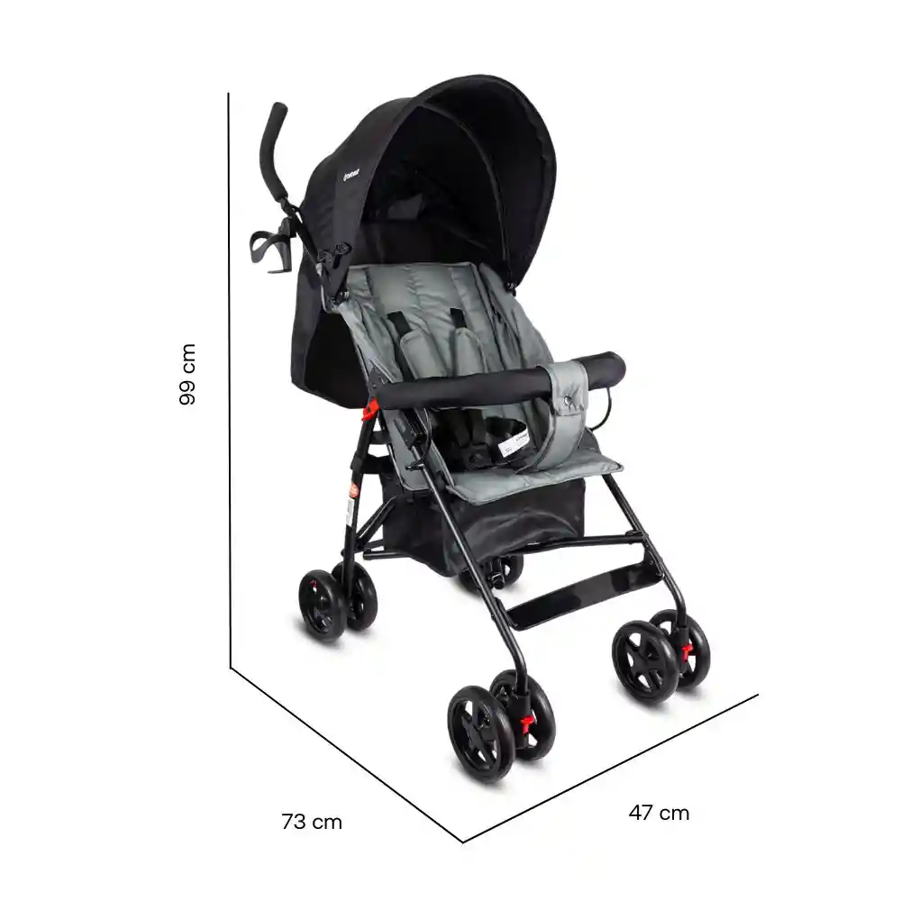 Bebesit Coche Paseador Click Gray