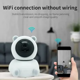 Cámara Ptz Wifi Robótica Oso Intercomunicador Nocturna Niños