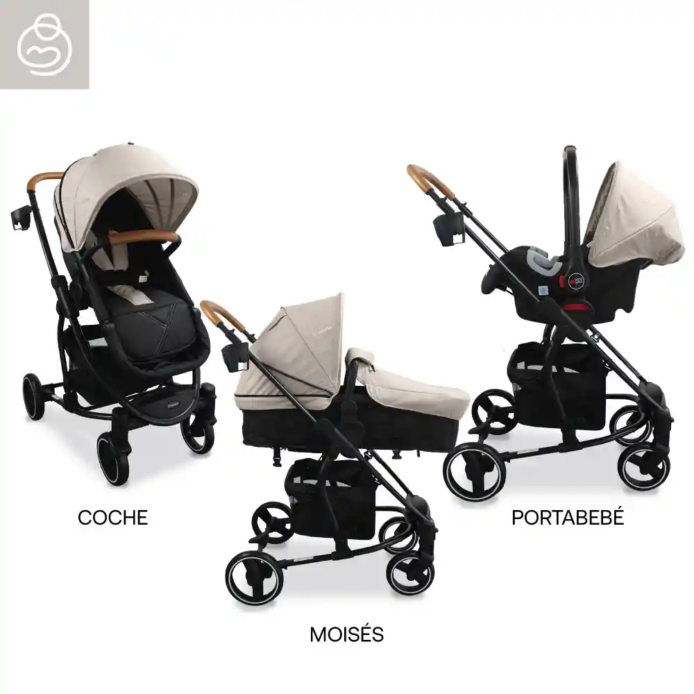 Bebésit Coche Trave System Prima Beige Sl461abg