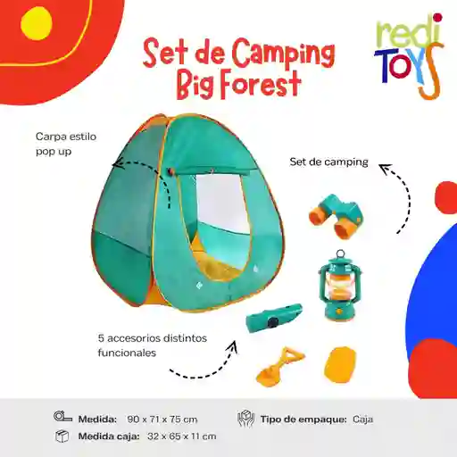 Reditoys Juego De Rol Camping Big Forest