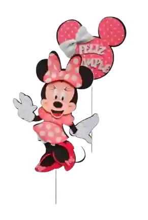 Topper Decorativo Minie Mouse En Foami