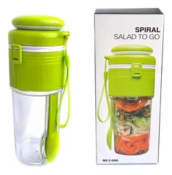 Contenedor Cortador Ensalada Espiral