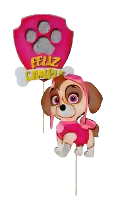 Topper Decorativo Skye Patrulla Canina En Foami