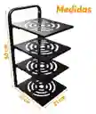 Organizador De Cocina Para Ollas Y Sartenes 4 Niveles