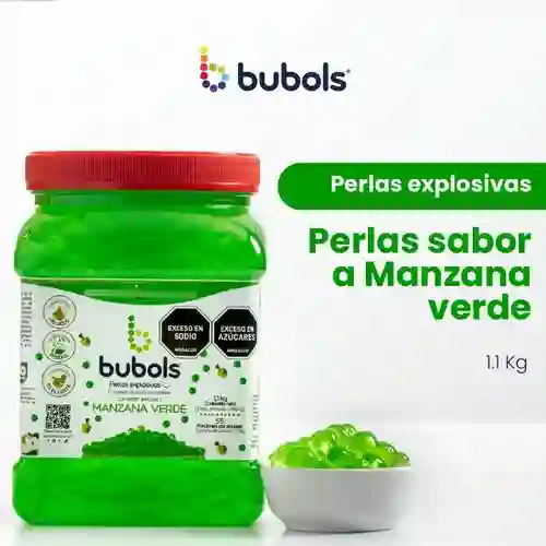 Perlas Explosivas Bubols Manzana Verde