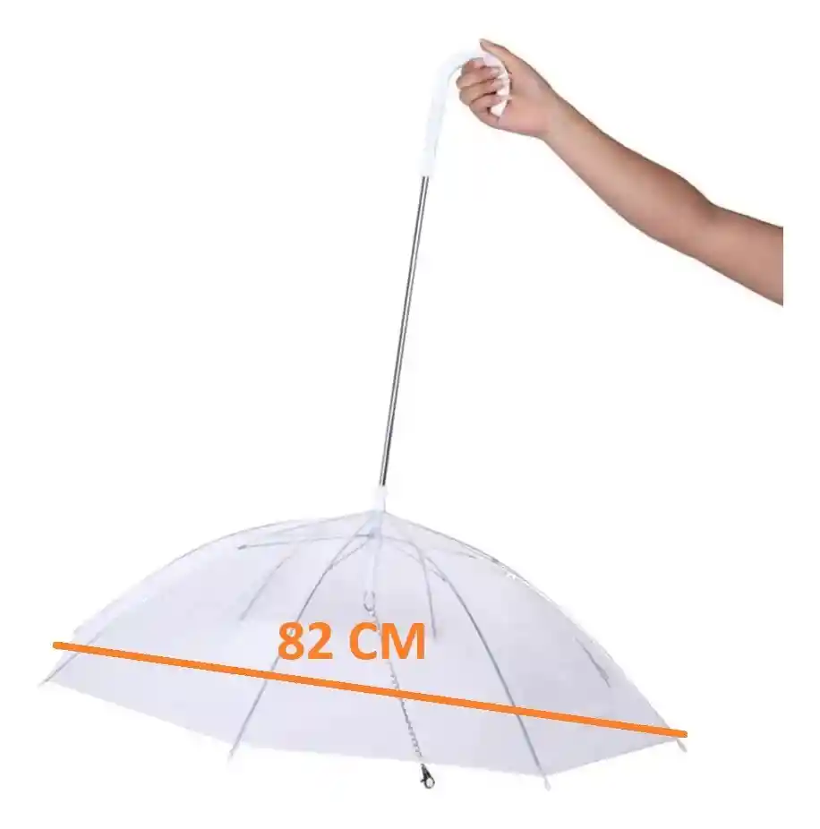 Sombrilla Impermeable Mascota Perro Gato Capa Poncho Lluvia