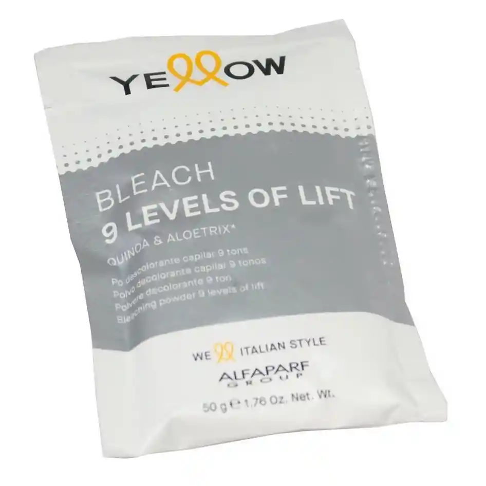 Polvo Decolorante Yellow 9 Tonos X 50gr