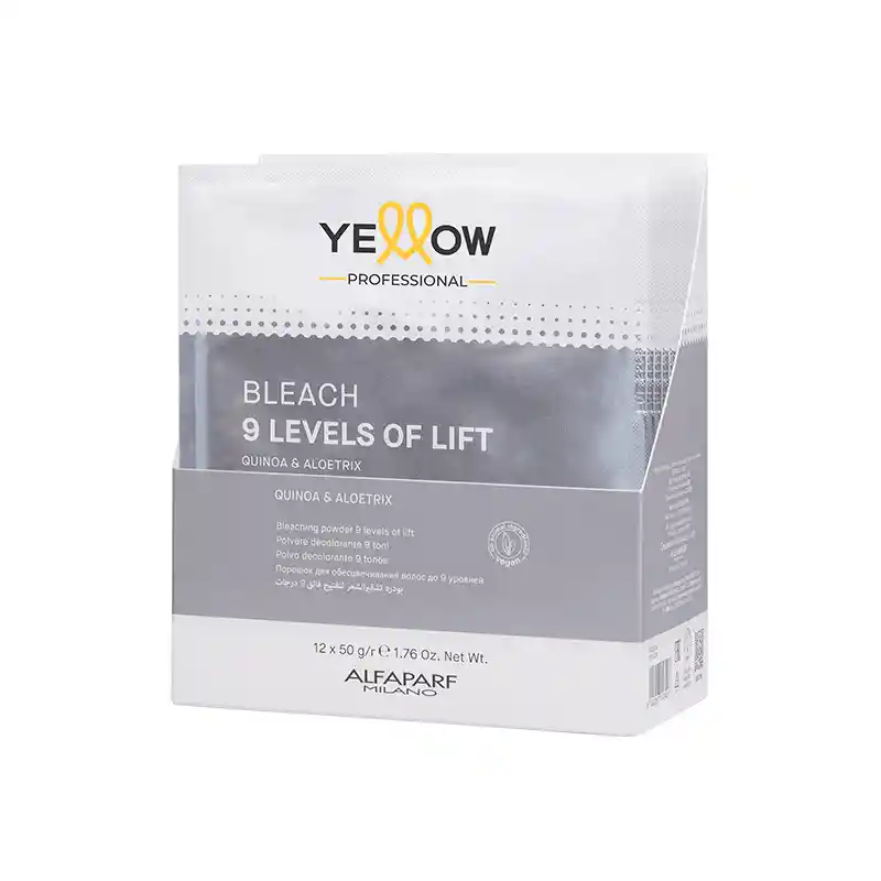 Polvo Decolorante Yellow 9 Tonos X 50gr