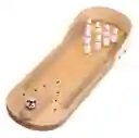 Mini Juego De Bolos De Mesa De Madera