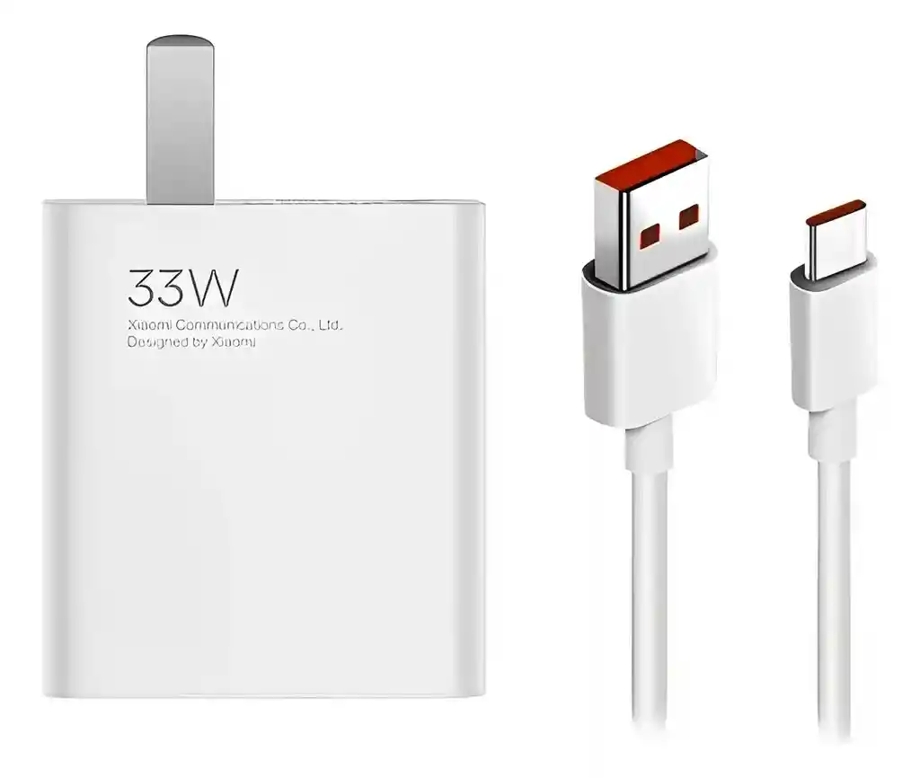 Cargador Rápido Xiaomi 33w Tipo C