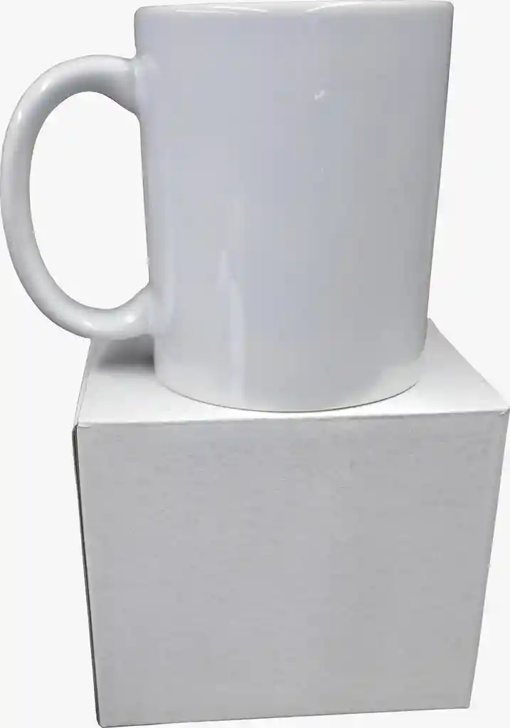 Mug Blanco Para Sublimar 11 Onzas Con Caja