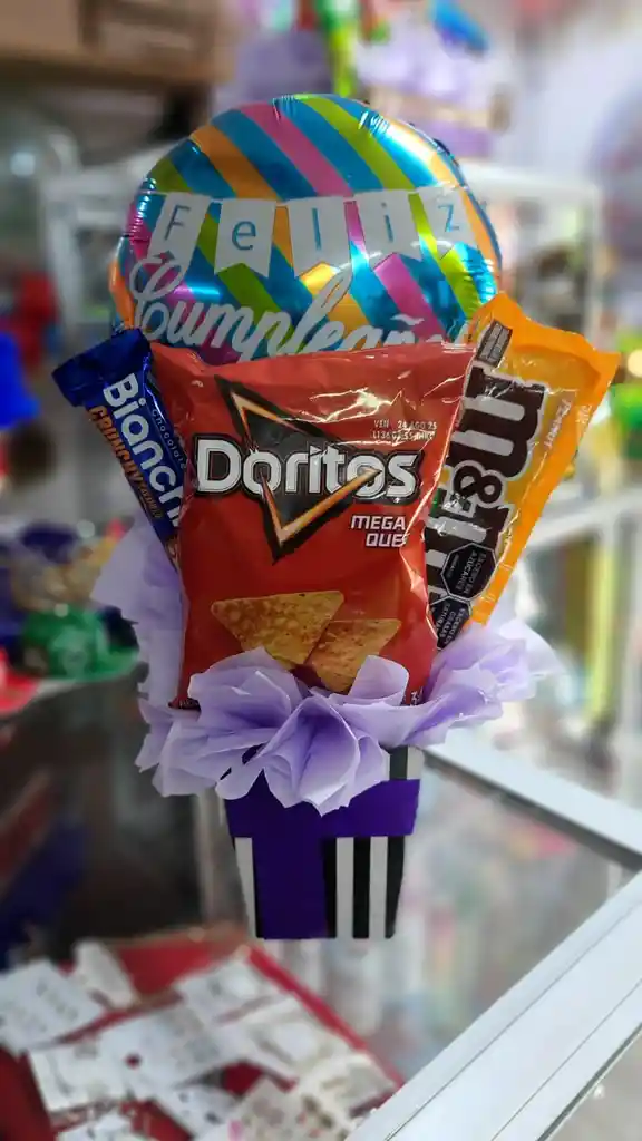 Detalle Regalo Ancheta Para Mujer Feliz Cumpleaños