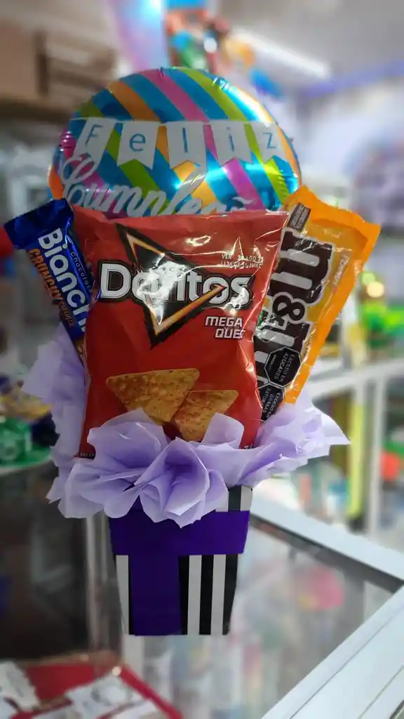 Detalle Regalo Ancheta Para Mujer Feliz Cumpleaños